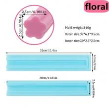 1piece Blue Silicone Soap Mold For DIY Handcraft - Creative Heart/ Moon/ Flower/ Square/ Cloud/ Round Pipe Tube Shapes Mold DIY Perfect Practical Handcraft Soap Tools-Versatile Moulds For Soap Making-Easy To Clean And Reusable - Blue - View 16