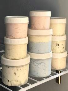 10/20pcs (Bowl + Lid) 120/160/200/240/280/300/400/600ml Reusable Lunch Bowls With Lids, Suitable For Yogurt, Overnight Oats, Meal Prep - Microwave & Dishwasher , Food Storage Containers, Breakfast Cups, Lunch Boxes, Large Capacity Portable Plastic Jars - Multicolor - View 10