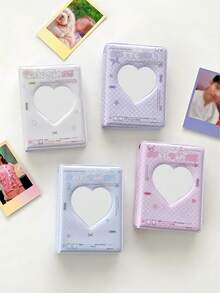 可爱PVC照片卡套，偶像粉丝聚会卡册，照片收纳卡书，卡套，信用卡身份证收纳袋，适合女性、女孩、妈妈、室友、家人、朋友，相框收纳袋，卡套，即时照片夹，身份证收纳礼物，生日、毕业季 - 彩色 - 查看 6