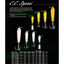 C.C. Spoon Spinner-Bait Fishing Lure,37426095 - Rosa Roja - Ver 5