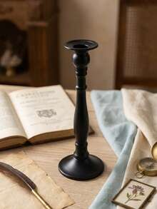1个优雅铁艺烛台，适用于餐桌 - 复古中心装饰，装饰烛台 - 适用于婚礼、派对、活动、家居装饰、节日派对装饰