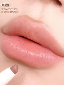 Rom&nd Romand LIP MATE PENCIL 10 SHELL BROWN, Feathery Blurred Edge, Lightweight Core Breathing Technology, Lip Contour Fusion, Warm Nude Almond Haze, Cool Gray Rose Transparent, Melted Caramel Chestnut, Pocket Size Lip Sculpting Set, Bare Lip Whisper, Korean Cosmetics, 0.5g/0.02oz - 10 VỎ NÂU - Xem 3