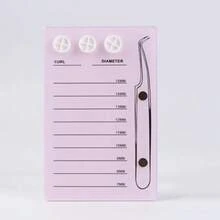 TendenciaPaleta Acrílica Con Imán; Soporte Para Aplicación Pestañas Rosa D 14.8 Cm 6 MmCalidad premium - Rosa - Ver 3