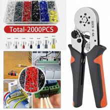 Crimp Tool W/ Bootlace Ferrule Crimper Plier Car Wire Terminal Connector - Multicolor - View 9