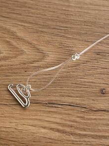 2 Pairs Transparent Heart & Triangle Shape Bra Straps, Seamless, Non-Marking, Adjustable, Elastic, Transparent Bra Strap Accessories - Clear - View 3