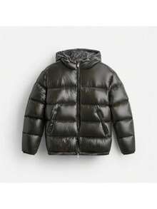 Men Outdoor Winter Coats - Black - View 5
