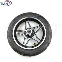 NUEVAS motocicletas Chauffeur 12 1/2x1.75x2 1/4(47-203) Rueda de freno de disco con neumático para patinetas eléctricas de 12 pulgadas - centro - Ver 6