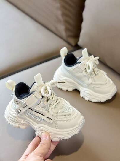 儿童网面软底休闲运动鞋，新款春秋季时尚运动跑步鞋，男女童均适用