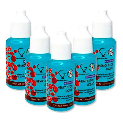 TendenciaLíquido Hemostático Gmi 5 Pzas.20ml Cada Hemo Stop Líquido Calidad Premium