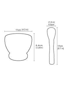 1 Set Grinding Bowl, Kitchen Garlic Press Bowl, Food Chopper, PP Material Multi-Function Grinder, Garlic Crusher, Spice & Herb Tool And Restaurant Kitchen Grain & Supplement Grinder