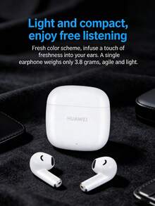 Huawei FreeBuds SE 2 True Wireless Bluetooth Earphones, Suitable For Running, Music, Sports, Gaming, Semi-In-Ear, Low Latency, Fast Charging, Long Battery Life, Compatible With Xiaomi, Honor, Apple, Ceramic White - Ceramic White - View 3