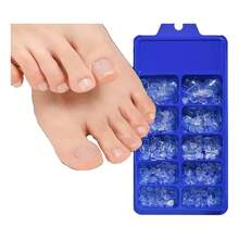 TendenciaTips Press On Tips Para Pies 100 Piezas Cristal LisaCalidad premium - Cristal - Ver 7