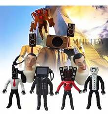 Tendencia12pzsjuguetes Toilet Tv Man Muñecos Figuras Regalo Para Niño 12Calidad premium - 1 - Ver 4