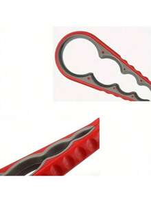 1pc 4-In-1 Bottle/Can Opener, Convenient For The Weak-Handed And Elderly - Kitchen Tool, Easy To Open Cans, Bottles, Jars. Multi-Function Plastic Bottle Opener, Non-Slip Gadget, Creative Bottle Cap Opener, Can Lid Screwdriver, 4-In-1 Can Opener. - Multicolor - View 5