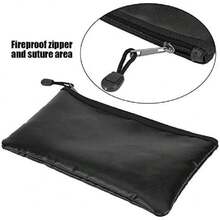 Garosa Bolsa de Documentos Resistente Al Fuego Bolsa de Protección Incombustible Cartera de  Para El Dinero Pasaporte Joyería(27 * 16CM),37366531 - Multicolor - Ver 5