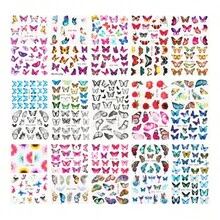 TendenciaStickers Para Uñas Press On  Pegatinas Gran Mariposa 30 PcsCalidad premium - 1 - Ver 6