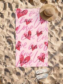 هذا المنشفة الشاطئية المخصصة يمكن طباعة اسمك عليها وهي مناسبة لمجموعة متنوعة من المناسبات، بما في ذلك الشاطئ والحمام والسفر والتخييم واليوغا. هذه المنشفة الشاطئية متعددة الاستخدامات مثالية للأنشطة الشاطئية الخارجية والسفر، مما يتيح لك الشعور بالراحة أثناء الاسترخاء والاستمتاع بالشمس والاسترخاء. - متعدد الألوان - مشاهدة 8