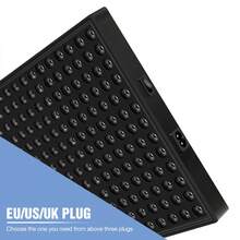 50W LED Plant Grow Light AC100-277V Full Spectrum Professional Green Plants Fill Lamp 220V Red Blue Quantum Board 30W Greenhouse Tent Vegetable Succulent Flower Sapling Growth Box Hydroponic Seedlings Lights 110V Indoor Potting Bonsai Cactus Moss Fruit Sapling Sunlight Lighting UV IR Cultivation Lamps With Hook EU Plug 81/169leds - EU C Type Plug(220-240V) - View 5