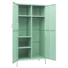 Wardrobe Mint 90x50x180 Cm Steel - Green - View 7