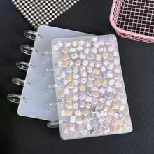 10 个 A7 蘑菇孔替换装，非常适合制作贴纸书，适用于薄贴纸和补充贴纸，适用于贴纸书、贴纸收纳、迷你剪贴簿、学校用品和返校准备。 - 彩色 - 查看 9