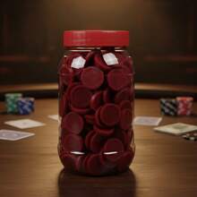 TendenciaFichas Plastico Colores Para Contar O Jugar Loteria (220 Pz) RojoCalidad premium - 1 - Ver 1