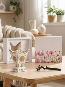 A Set Of Exquisite Middle Eastern - Style Incense Burner SetHoused In An Elegant Package, This Set Serves As A Stylish Home Decor Piece, Functioning As An Aroma Diffuser, Incense Burner, And A Festival Tabletop Ornament.
