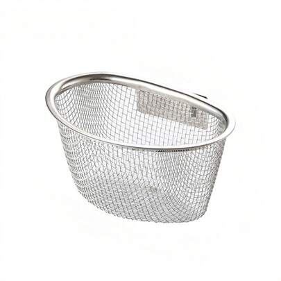Stainless Steel Sink Strainer, Kitchen Sink, Dishwashing, Vegetable Washing, Food Waste Draining Basket, Triangular Basket For Food Scraps