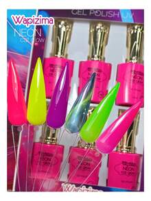 TendenciaSet Range, Wapizima 6pcs Mani & Pedi Ojo de Gato Calidad Premium - Azul púrpura - Ver 5