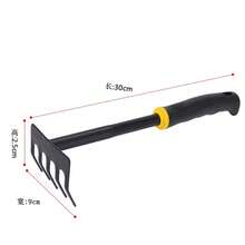 一套园艺手工具 - [窄铲/宽铲/耙子] - 符合人体工学的手柄设计 - 适用于：植物养护、盆栽、园艺礼品、寻宝、海滩拾荒、露营、室内外使用。特点：防滑、精致、耐用、优雅。
