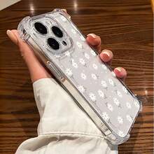 1个全新防震透明TPU手机壳，蟒蛇纹图案，兼容 17 Pro Max、16 Plus、16 Pro Max、16 Pro/11、15 Pro Max、14 Pro Max、Galaxy S25 Ultra、S24 FE、S23 Plus、A55、A25、A15、A06、A04E、Realme C15、Infinix Hot30i、Redmi Note 14 - 無色 - 查看 4