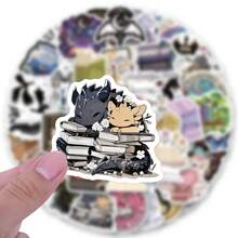 60张奇幻书籍主题贴纸，适用于节日装饰、复活节、DIY马克杯、笔记本电脑、滑板等。一套色彩鲜艳、极具美感的涂鸦贴纸，非常适合用于日记本、剪贴簿和派对用品。 - 彩色 - 查看 3