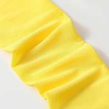 Women's Long Fingerless Opera Party Sheer Gloves Elbow Length Tulle Mesh Gloves For Wedding Bridal Prom Costume,Yellow - 黃色 - 查看 6
