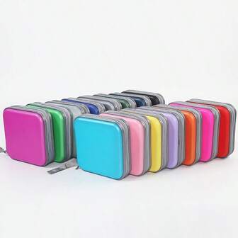 36 Fächer CD/DVD Hülle, tragbare CD/DVD Aufbewahrungstasche, staubdichtes Design, geeignet für Büro und Zuhause, beliebt bei Musikliebhabern und Filmsammlern
