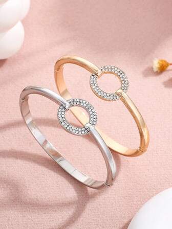 Fashionable Minimalist Hollow Smooth Bangle Bracelet, Stylish Jewelry Accessory For Women, Suitable For Daily Wear And Music Festivals, Great Gift For Friends
