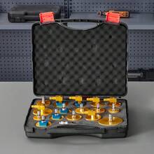 Brake Master Bleeder Kit, 17 Pcs, Professional Brake Bleeder Adapter Set With Complete Kit & Handle, Durable Brake Bleeder Adapter For Brake Fluid Filling Fit For Most New & Old Vehicles - 17 Pcs - View 1