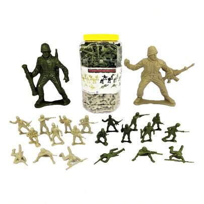 TendenciaSoldados Equipo Elite Soldaditos 7 Cm 150 Piezas.Calidad premium