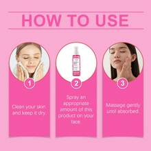 Rose Moisturizing Facial Spray, Gently Care For Facial Skin, Moisturize And Hydrate, Wet Compress Water, Soothe And Repair, Facial Care - Hồng - Xem 8