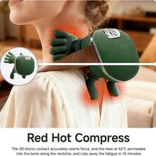 Massager Master N7 Portable Massager - 3 Modes And 2 Temperature Settings, Suitable For Neck, Shoulder, Back And Leg, Cordless, Plastic Material, Suitable For Office/Workplace, Also Suitable For Elderly - Multicolor - View 5