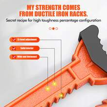 2 Heavy-Duty Steel Axle Stands (Pair) - 3T / 6T Adjustable Axle Supports With Locking Pins & Rubber Pads - Automotive Lifting Tool - A - View 6