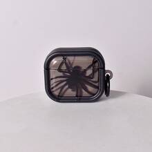 1个创意3D蜘蛛图案Pro 3/4/Pro 2保护套，柔软无线蓝牙耳机套，兼容 3/Pro - 黑色 - 查看 8
