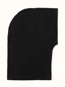 1件装女士纯色简约拉法帽，带牙齿装饰，多功能颈套，弹性运动头带，透气舒适，适合日常生活、运动、瑜伽、健身和时尚穿搭。 - 黑色 - 查看 7