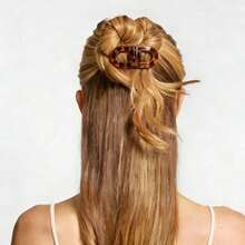 Invisible Magnetic Clips, Ultra Strong Hold For Fine, Thin & Slippery Hair, No-Slip Seamless Design For Ponytail, Bun, Quick Updos - trái cam - Xem 10