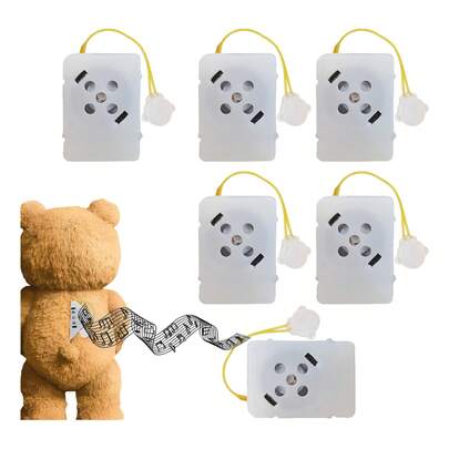 Tendencia6pzs De Peluche Juguete Módulo De Sonido Grabable 5 MinutosCalidad premium