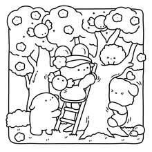 40 Pages 206g Thick Easy-To-Color Friendship Coloring Book, Cute & Warm Style With Cozy Feet, Girlfriends And Cute Animals Patterns, Suitable For Stationery, School Supplies, Great Gift For Girls, Valentine's Day, New Year - Sweet Days - View 6