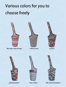 时尚多功能单肩瑜伽包，运动健身包，腰果花帆布瑜伽包，收纳包，便携式单肩包，专为瑜伽爱好者设计，情人节礼物