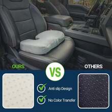 Season Guard Tailbone Pain Relief Office Chair Seat Cushion, Memory Foam Gel Seat Cushion For Sciatica Pain Relief With Washable Cover, Butt Cushion For Long Sitting, Mesh, Black - MàuD - Xem 7