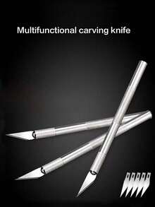 Juego de 13 cuchillos de precisión artesanales - Aleación de aluminio, ideal para cortar papel y proyectos DIY, herramientas de grabado manual - Para artesanos y entusiastas del DIY - Regalo perfecto para artistas y creadores - Multicolor - Ver 10