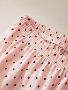 2pcs Women Comfortable Versatile Casual Shorts - Polka Dot Print, Soft & Breathable, Suitable For All Seasons, Loungewear - Multicolor - View 4