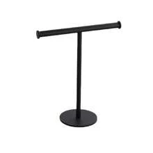1pc Modern 3-Tier Freestanding Towel Rack - Heavy Duty Floor Standing Bathroom & Pool Drying Rack, Space Saving Multifunctional Storage, Suitable For Indoor/Outdoor, No Installation Required - Black - View 10