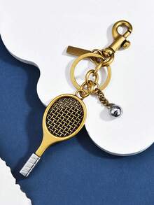 1 móc khóa vợt tennis bằng kim loại, phụ kiện trang trí túi xách, nhỏ gọn và tinh tế, móc khóa dành cho cả nam và nữ, món quà hoàn hảo cho những chuyến đi chơi hàng ngày, tụ họp, cắm trại ngoài trời, lễ hội và sinh nhật dành cho gia đình, bạn bè và người thân yêu, quà tặng ngày Valentine, phụ kiện trang trí túi xách, móc khóa chìa khóa xe hơi, quà tặng lễ Phục sinh. - A - Xem 5